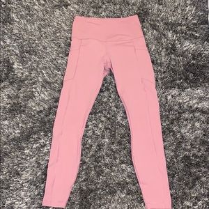 pink leggings
